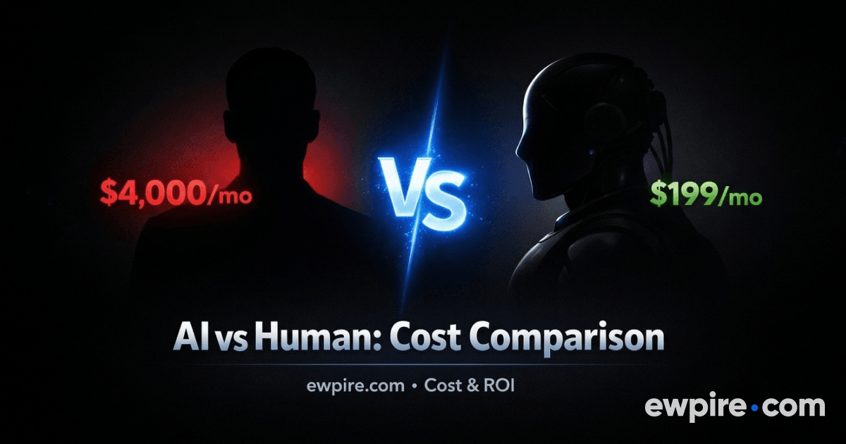 AI vs Human Employees: The Real Cost Comparison